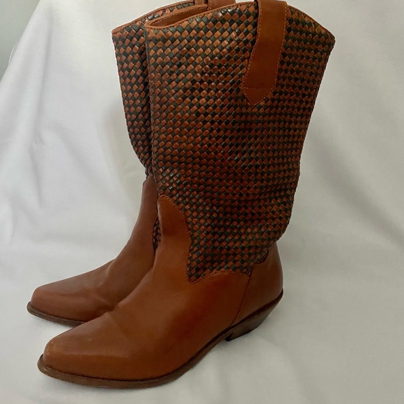 dingo Shoes - Women's Dingo Cowboy Boots Brown size 7.5 Leather Western Cowgirl